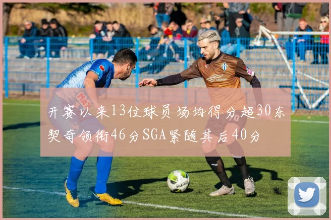 开赛以来13位球员场均得分超30东契奇领衔46分SGA紧随其后40分